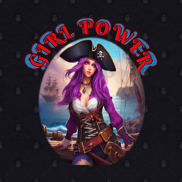 Girl power purple pirate wench by sailorsam1805